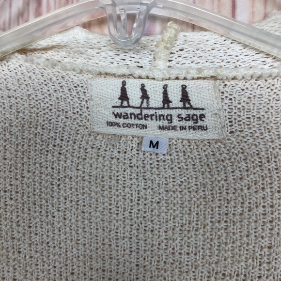 Wandering Sage Knit Wrap Peruvian Sweater (M) - Picture 12 of 13